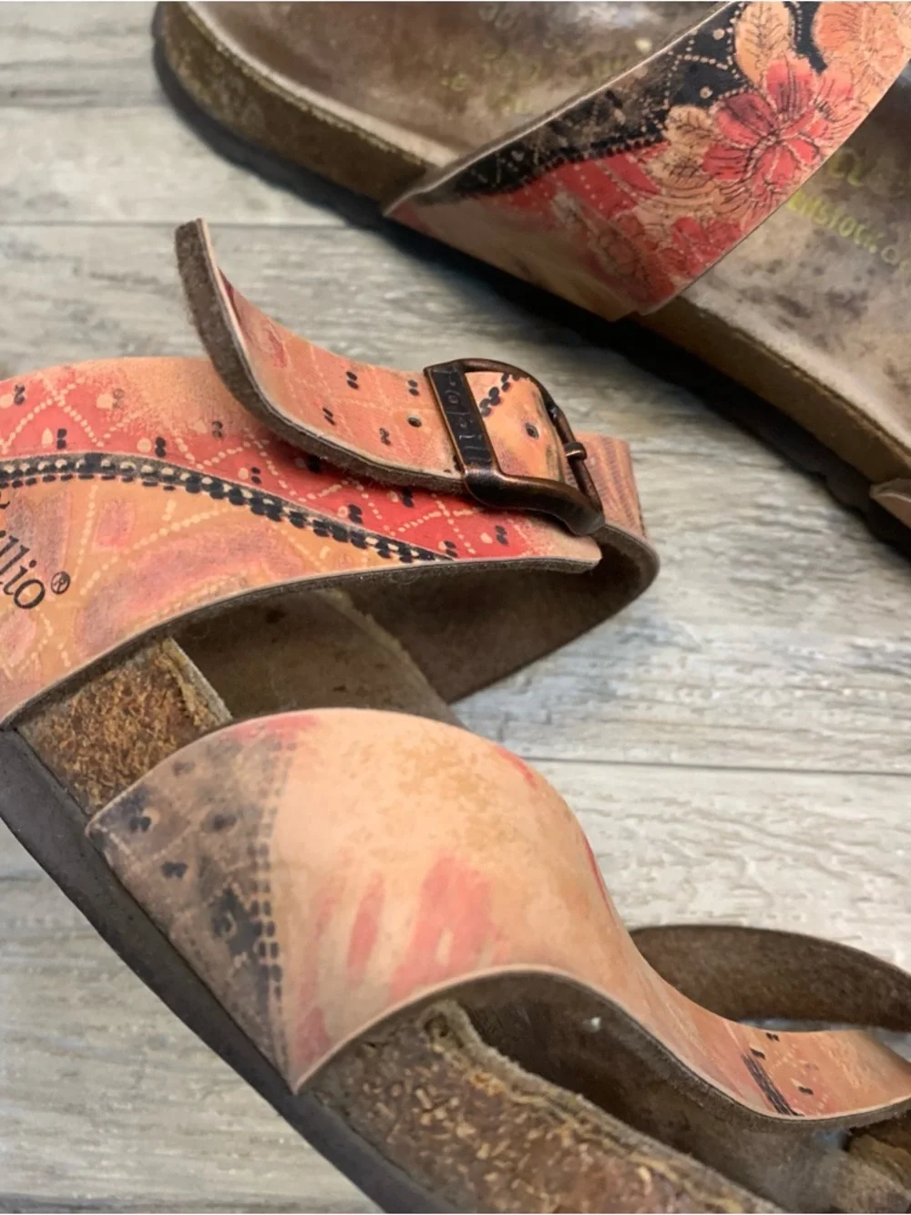 Birkenstock Papillio Mayari Strappy Buckle Floral Sandals - Picture 4 of 10